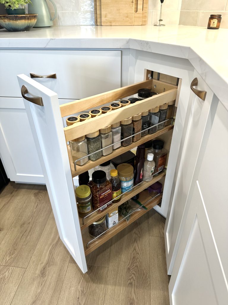 Built-In Cabinet Organization When Refacing